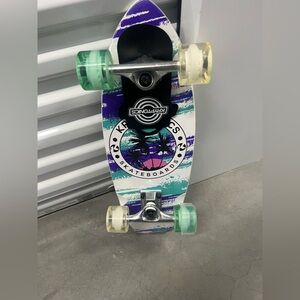 Sonic Wave Skateboard - Purple and White